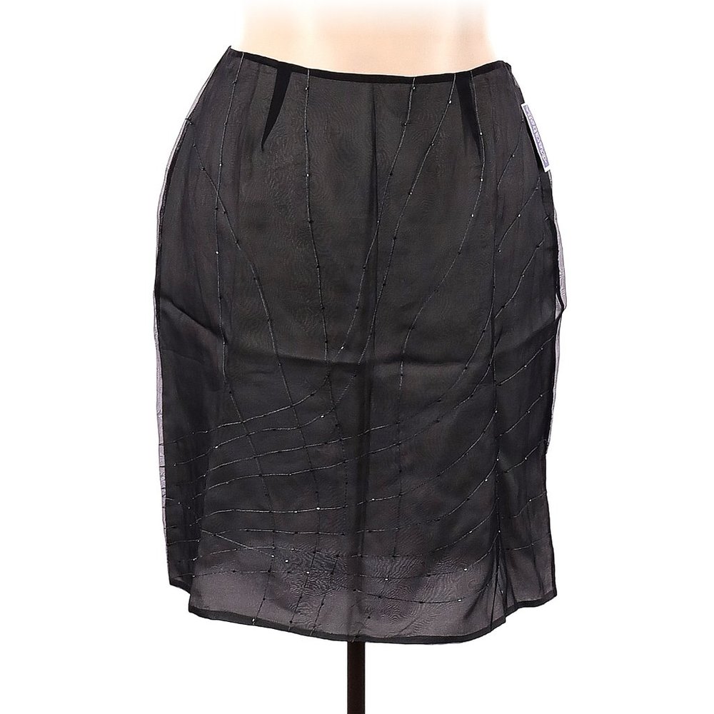 New Allison Taylor Embroidery Silk Skirt Size 20